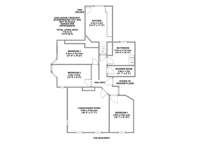 Semesterbostad Esplanade Crescent Scarborough
